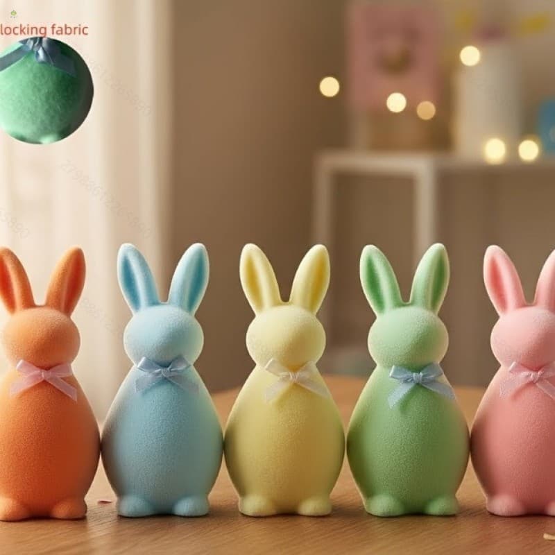 Enfeites De Musgo De Coelhinho Da Páscoa-Decoração De Coelho De Pelúcia Para Férias