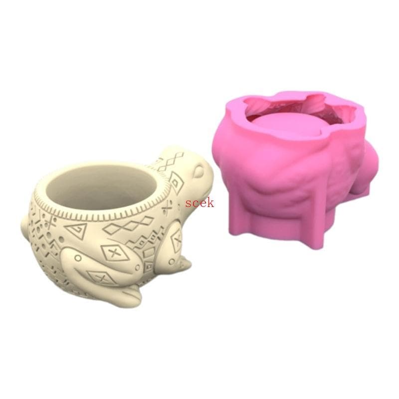 scek Moldes Vaso Resina, Para Vasos Flores Jarras Joias, Formato Sapos, Suprimentos Fazer À Mão