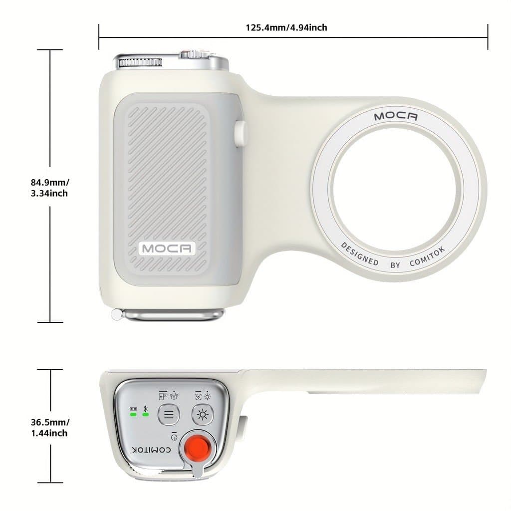 COMITOK Hobby Photography - Empunhadura Magnética para Câmera, com Botão de Obturador Sem Fio Removível, Empunhadura de