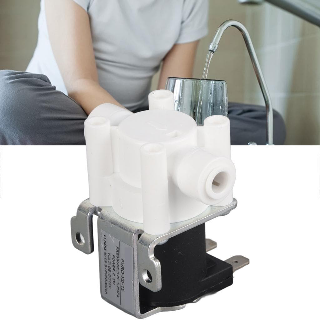 Karlak válvula solenóide elétrica de água dc 12v, conexão rápida, tubo de 1/4 tamanhos, bobina de cobre puro adequada,