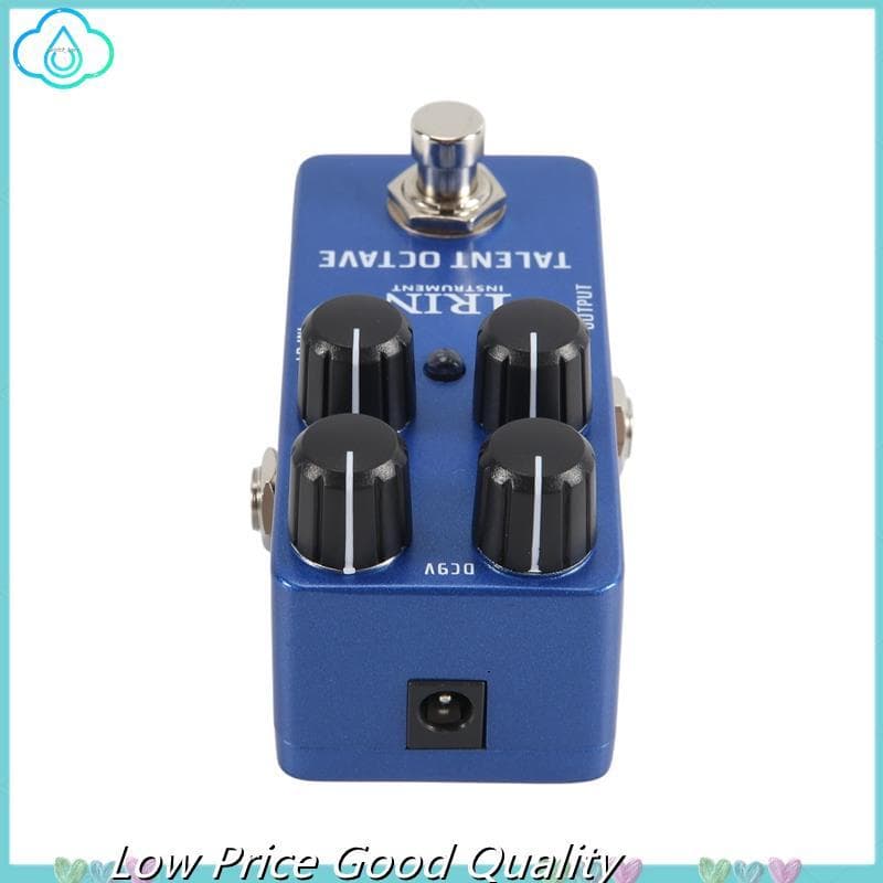 - 19 Pedal De Efeito De Guitarra De Oitava De Talento 3 Efeitos Sonoros Separados True Bypass Pedais Acessórios