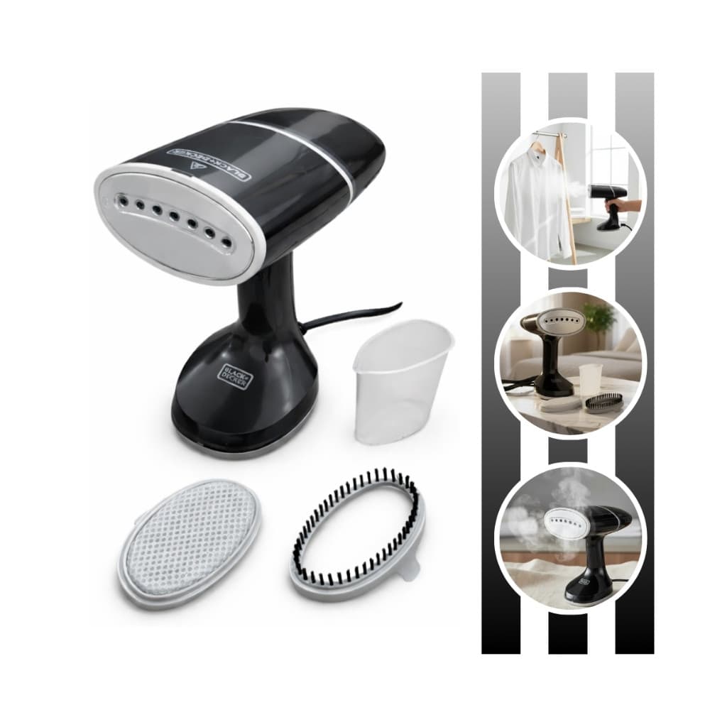 Vaporizador E Higienizador Dobrável Reservatório 200ml BDV3100 Bivolt Cor Preta Black & Decker