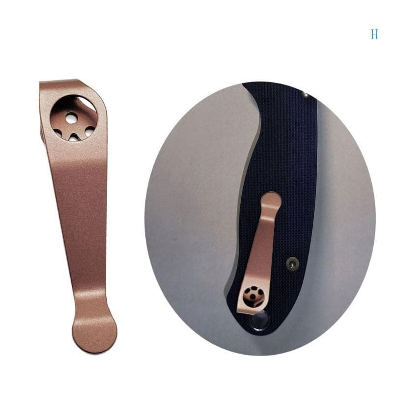 H Alloy Folding Back Clip Grampos Bolso Para Dobrável