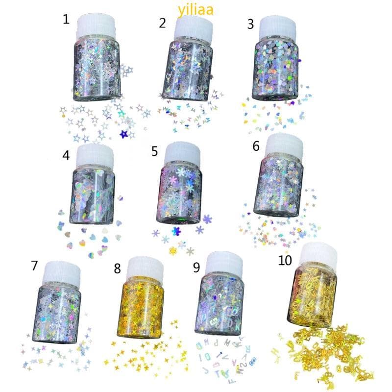 Resina Epóxi Molde Enchimento Glitter Confetes Arte Do Prego Adesivos 3D Lantejoulas Para Epoxy Jóias Maki