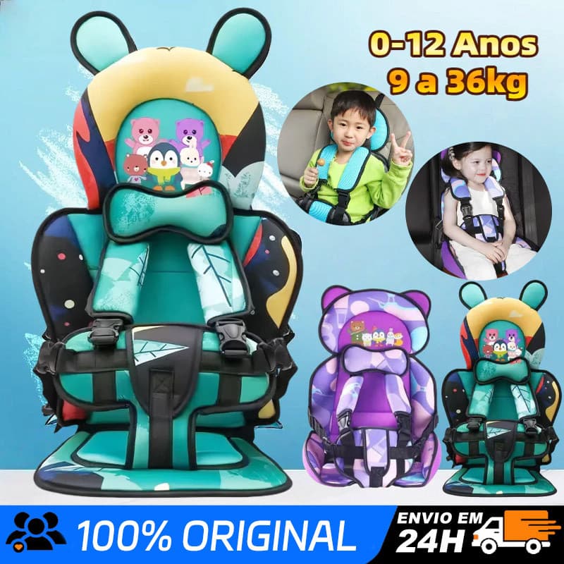 Capa Cadeirinha De Bebê Infantil Criança Para Carro 9 A 36kg Pronta Entreg