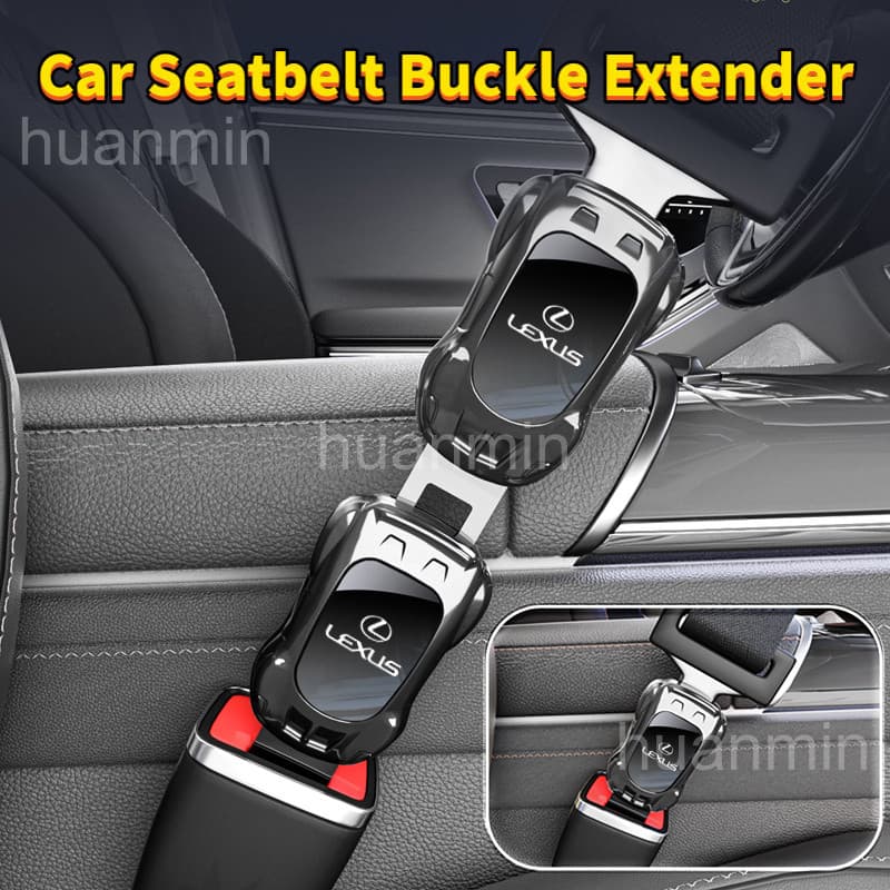 Extensor de Cinto de Segurança Ajustável para Carros Lexus, Clipe de Cinto de Segurança, Fivela de Segurança para Lexus