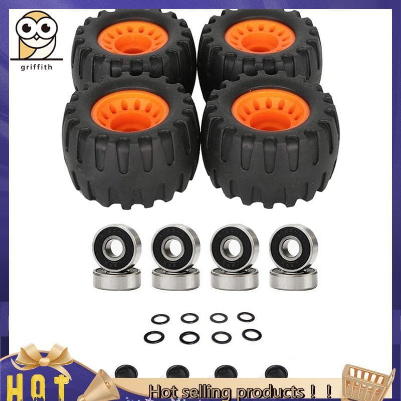 Brs14pcs Rodas De Skate Street Off Road Roda Antiderrapante Suave Longboard Para Em Parque