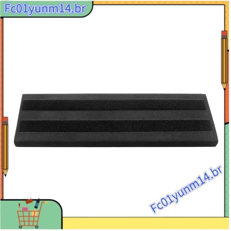 Placa De Pedal De Guitarra Antiderrapante Material EVA Portátil Para Apresentações Pedais De Efeitos