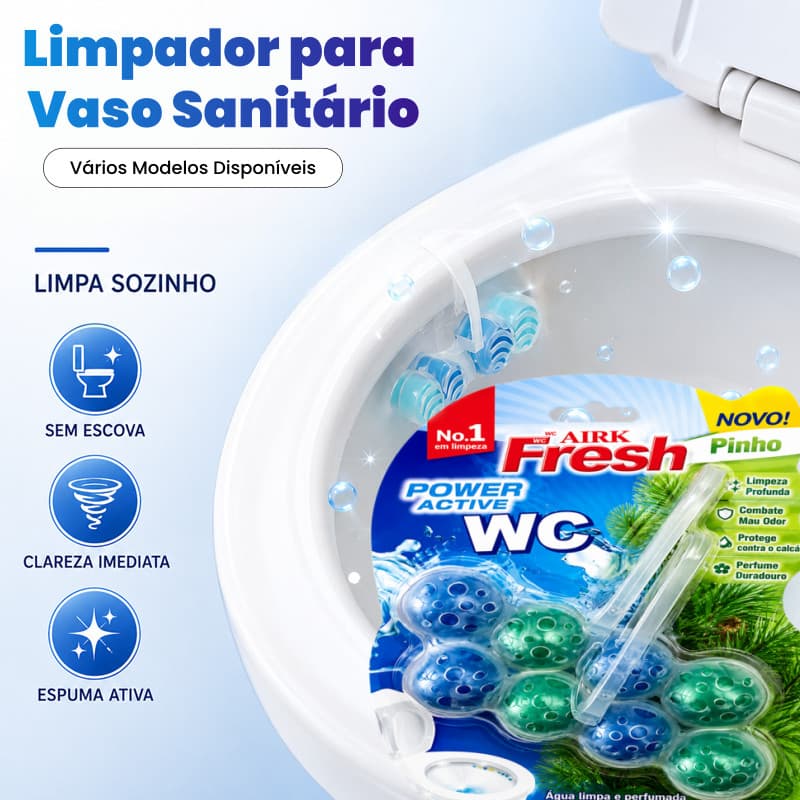 Pedra Sanitária para Vaso Sanitário Bloco Limpador Aromatizante Anti Odor Limpeza Automática