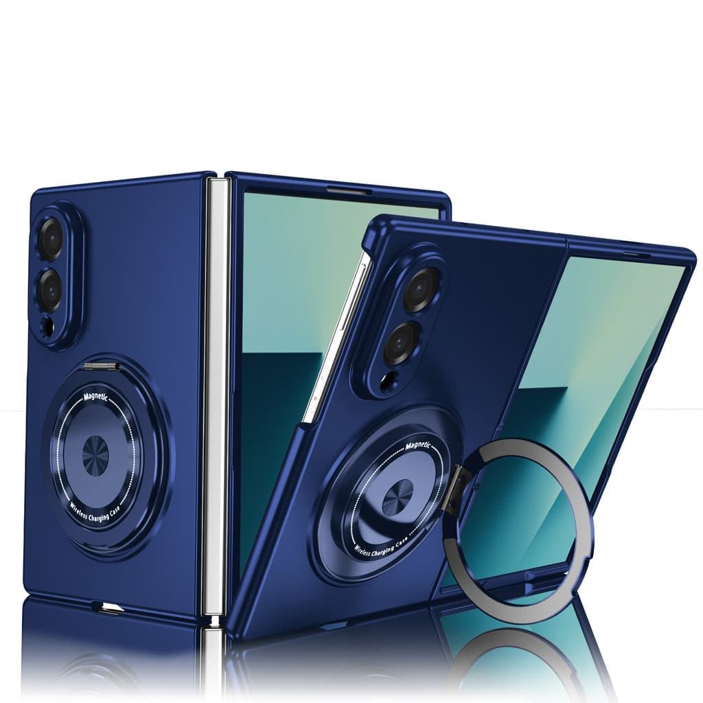 Capa Com Suporte De Anel Magnético MagSafe Para Samsung Galaxy Z Fold 8 Wide Fold8 Ultra Fold8 7 6 5 4 3 PC À Prova De C