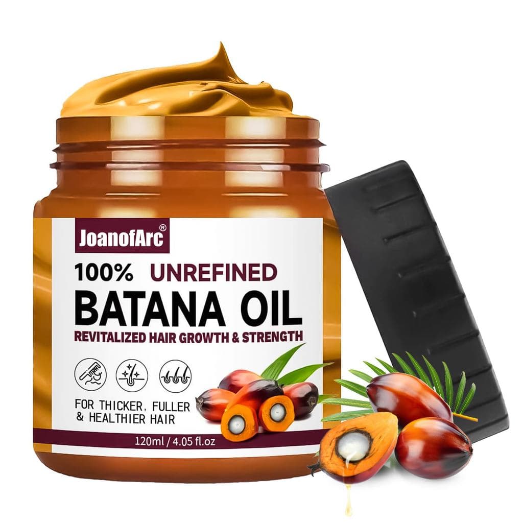 Óleo de Batana para Crescimento Capilar, Pasta de Óleo de Batana Natural, Pura e Orgânica para Cabelo, Óleo de Crescimen