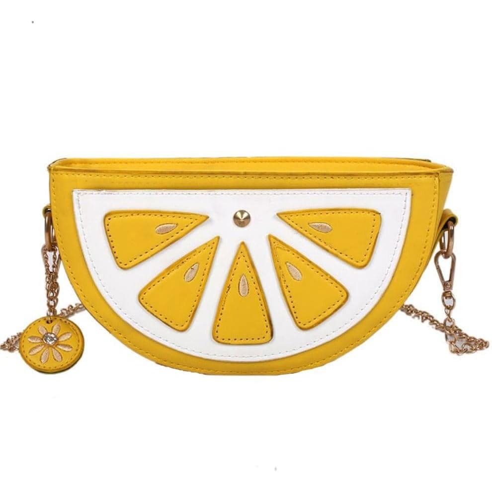 Bolsa de Ombro em Forma de Fruta, Bolsa Transversal de Laranja, Bolsa de Praia de Verão, Bolsa de Ombro para Viagem, Bol