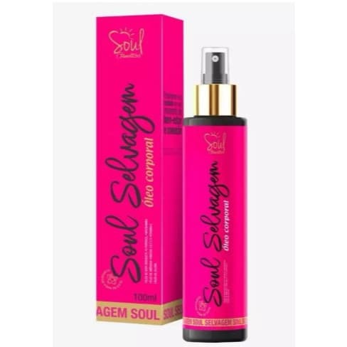 Óleo Clareador De Virilha e Axila Soul Selvagem Óleo Hidratante Corporal Multifuncional 100ml 3 em 1