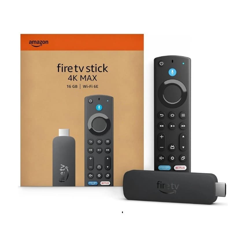 Amazon Fire TV Stick 4K Max 8GB Wifi 6 / 16GB Wifi 6E - Com Alexa Comando de Voz integrado