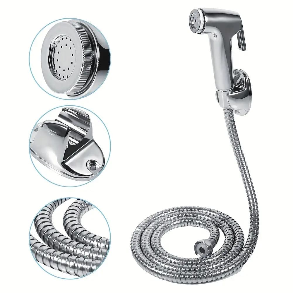 100% Completa Metal Ducha Higiênica Para Banheiro Completa Chuveirinho Privada Ducha Higiênica