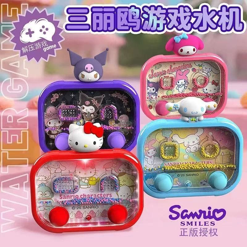 Brinquedo aquático console de jogos Kuromi, contas mágicas de água, brinquedo aquático para meninos e meninas do jardim