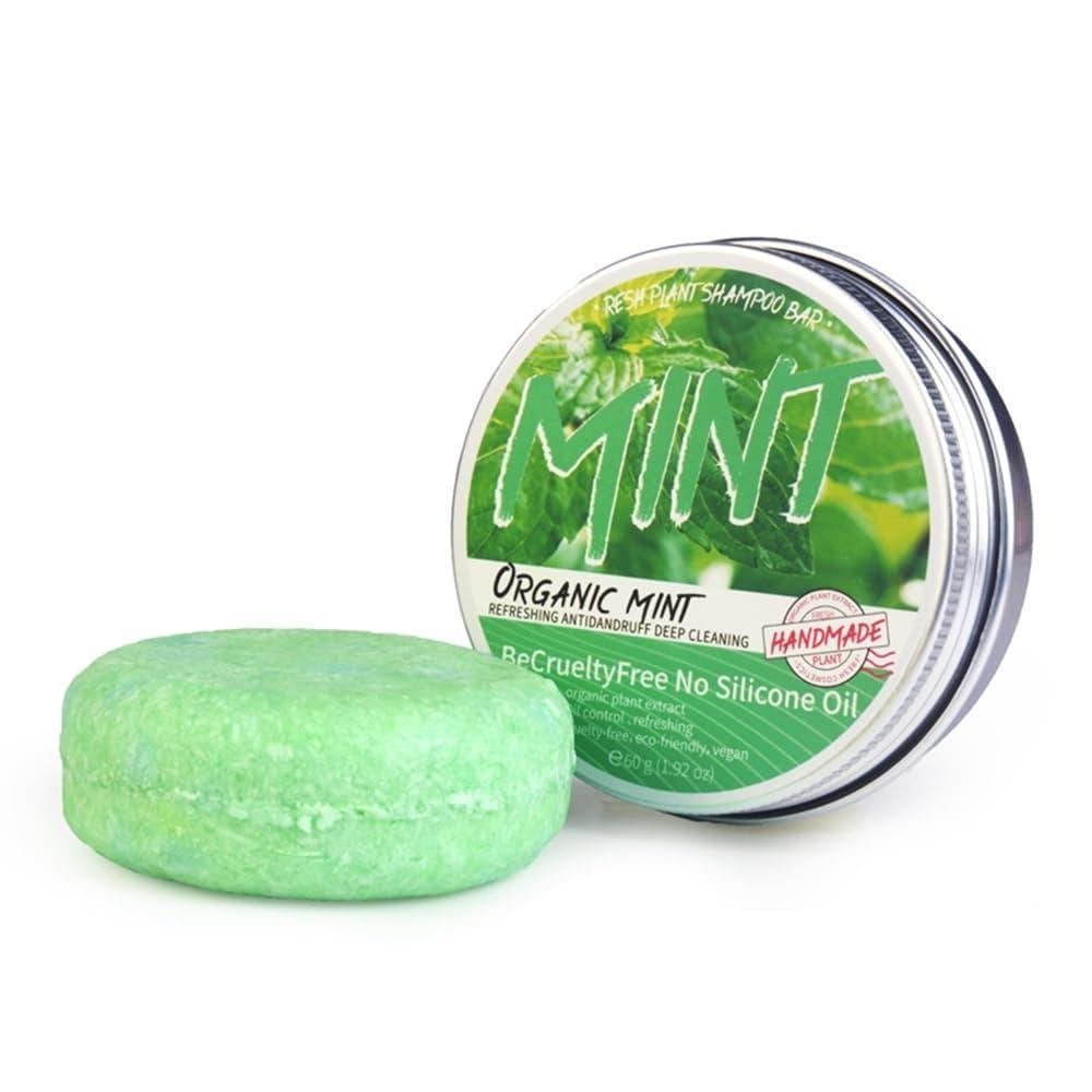 Sabonete Capilar de Menta, Sabonete Capilar de Alecrim 60g, Usado para nutrição, hidratação, limpeza profunda e controle