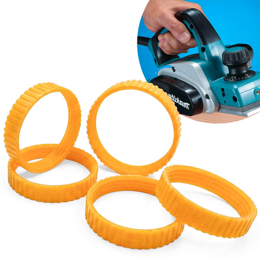Kit 05 Correias Nylon Compatível Plaina Elétrica 1900b Kit 05 Correias De Nylon Plaina Elétrica 1900b Mkp082 Kp0800 82mm