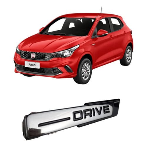 Emblema Paralama Dianteiro Fiat Argo 2018 2019 2020 A 2026 Cromado