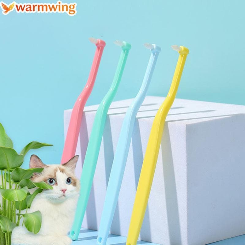 Escova De Dentes Para Cães WARMW Limpeza De Cabeça Pequena E Gatos Cuidados Dentários Animais De Estimação