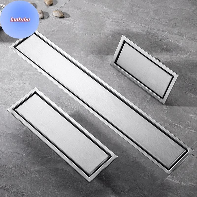 LANTUBN 304 Dreno De Chuveiro Linear De Aço Inoxidável Drenagem Rápida Invisível 30cm 60cm Para Uso Em Gabinete De Sala