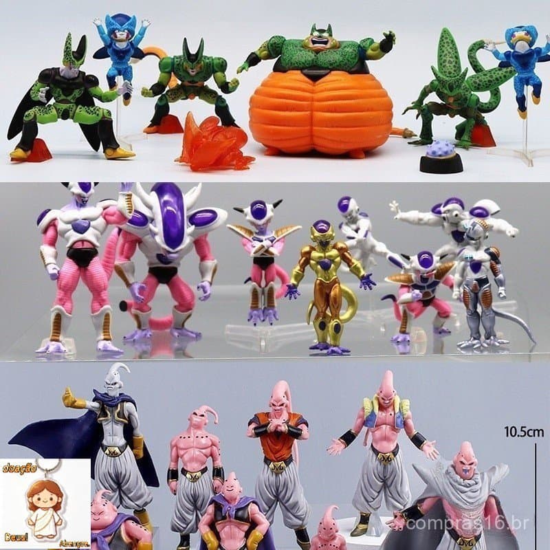 Dragon Ball Z Action Figure Demon Busell Modelo Conjunto Boneca Estátua Brinquedo Infantil Presente 0XMM