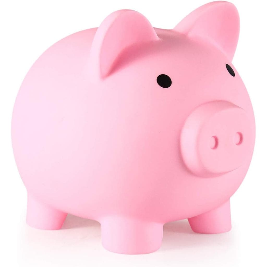 Cofrinho PJDRLLC, Cofrinho de Plástico Inquebrável, Cofrinho de Moedas para Meninas e Meninos, Cofrins de Tamanho Médio,