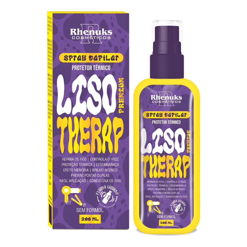 Spray Protetor Térmico 10 em 1 Capilar Liso Therap 200ml