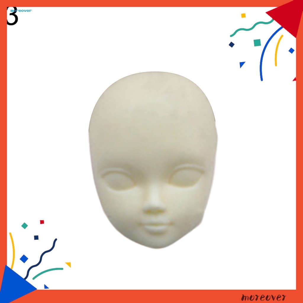 Mais DIY Silicone Boneca Cabeça Rosto Molde Fondant Bolo Chocolate Acessórios De Cozimento
