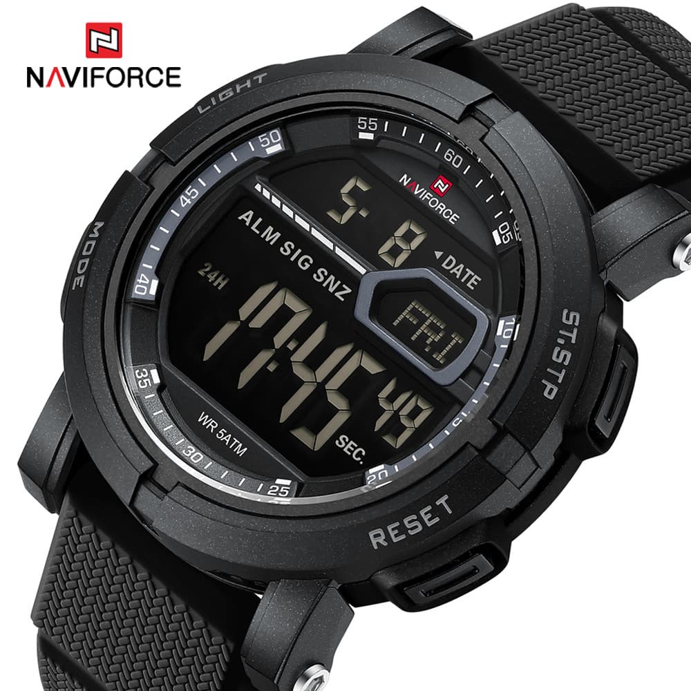 NAVIFORCE NF7139 Relógios Digitais Esportes LED De Pulso Relógio Digital Light Cronômetro Para Homens