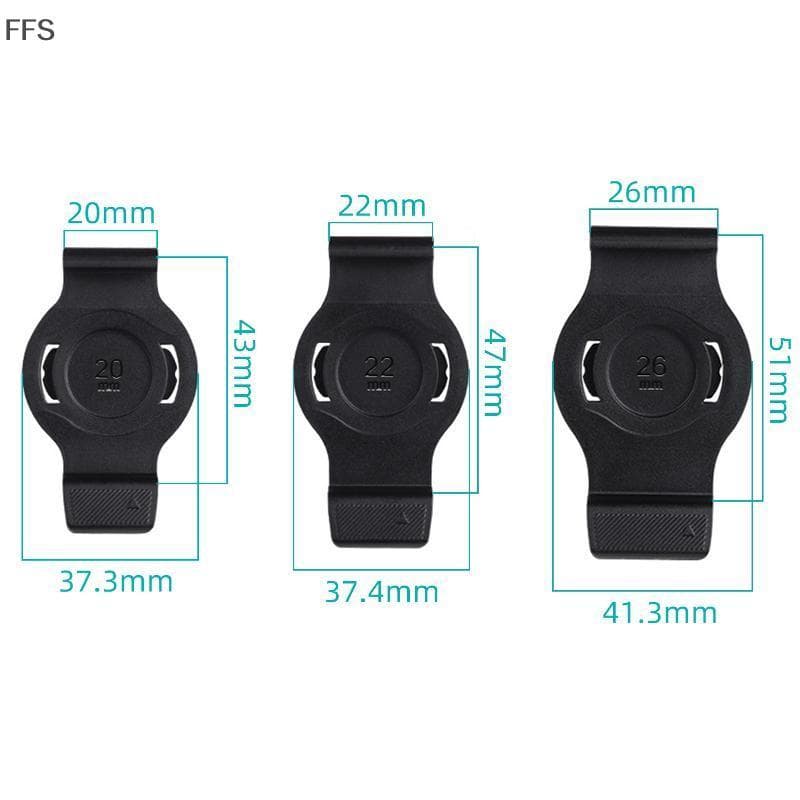 FSLUXO Para Qui Fit Relógio De Montagem De Bicicleta De Quarto De Volta Velocímetro 20/22/26mm Suporte De Cronômetro .