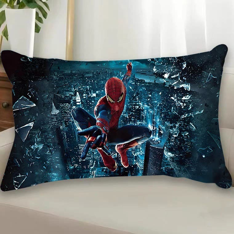 Travesseiro de expedição de herói do homem-aranha, mercadoria de filme da Marvel, fronha sem núcleo, capa de almofada