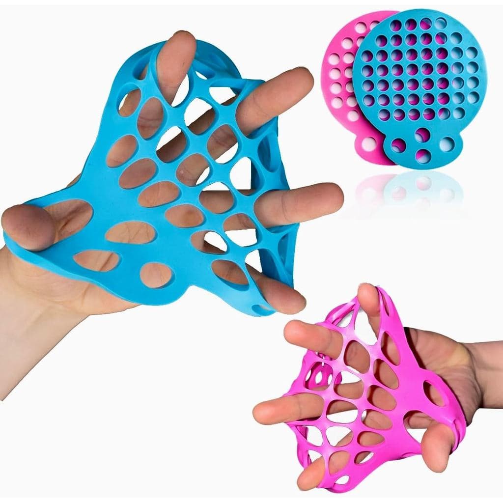 Equipamento de Terapia para Mãos e Alongador de Dedos (Pacote com 2) Exercitador de Extensão de Dedos para Força de Pree