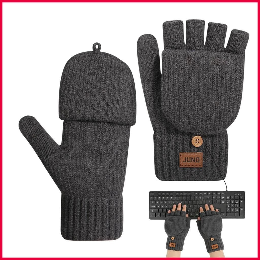 Luvas Sem Dedos Térmicas Quentes De Inverno Para Ciclismo Correndo Cão Caminhada Esportes wonabr