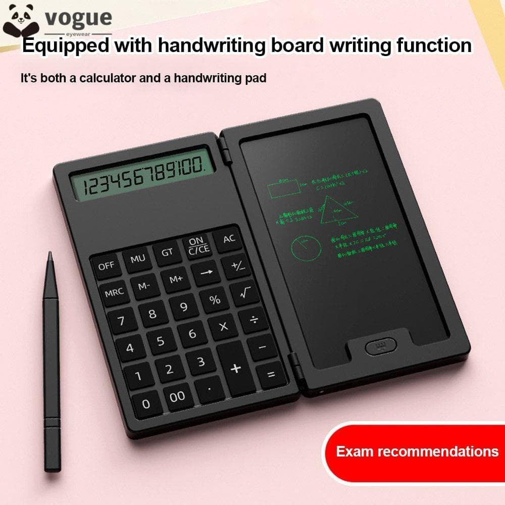 Calculadoras Científicas VOGUEEE , Com Calculadora Matemática De Bloco De Notas LCD Stylus , De Contabilidade Para Escri