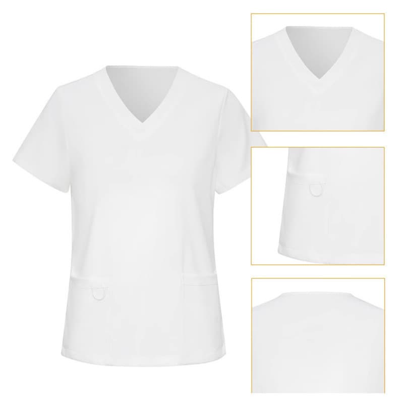 Roupas para lavagem das mãos para pessoal médico, uniformes de enfermagem para hospitais veterinários, roupas elásticas