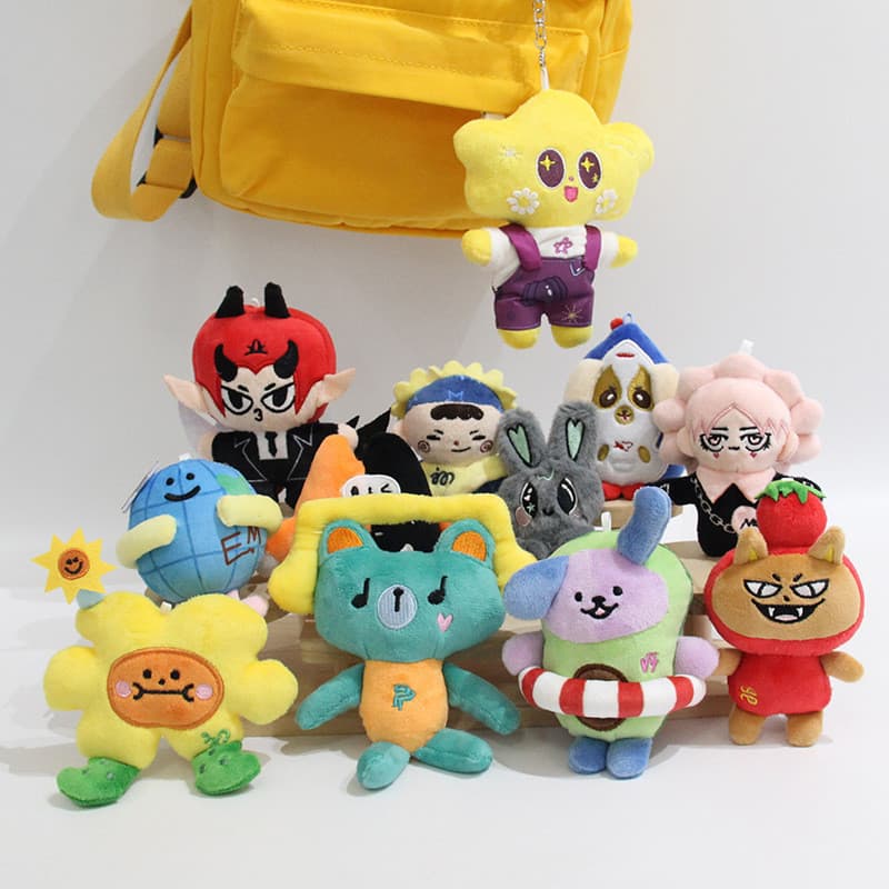 EAYU GMMTV CP Plushie Brinquedo Tailandês Estrela de Drama BL Pelúcia Lagoaphuwin Tomafox JoongDunk JimmySea Chaveiro de
