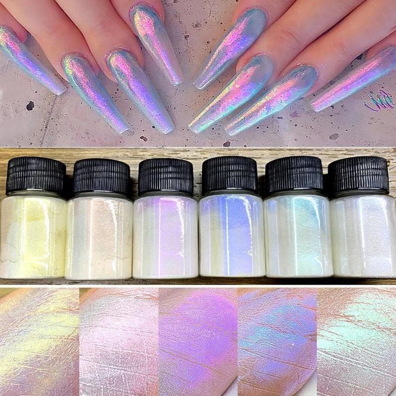 Conjunto De 10 Peças De Pigmento Em Pó De mica natural Para Artesanato , Agente De Coloração Multiuso