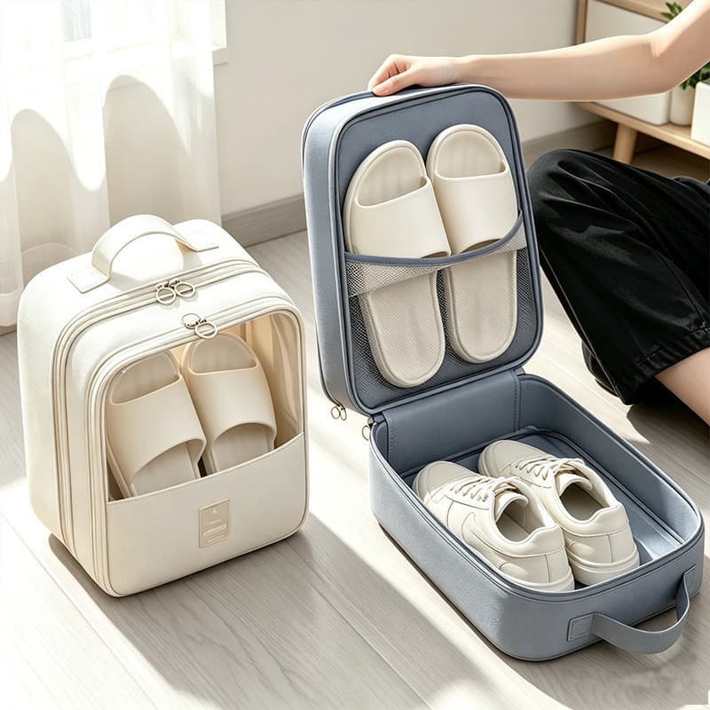 Bolsa De Armazenamento De Sapatos Para Viagens De Negócios , Mala Portátil , Sapato , Caixa Capa
