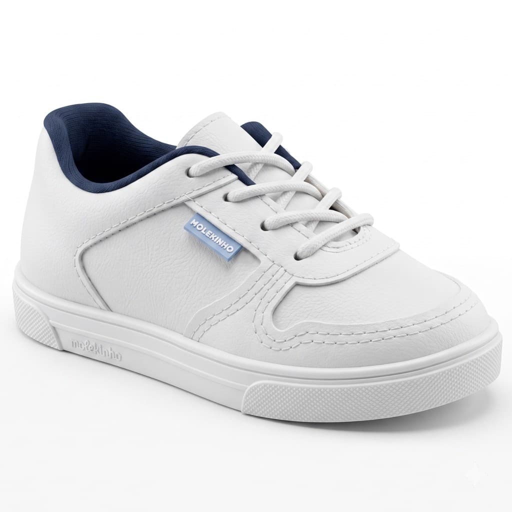 Tênis Molekinho Baby Infantil Casual Confortável Calce Fácil Ideal Para Dia a Dia Original
