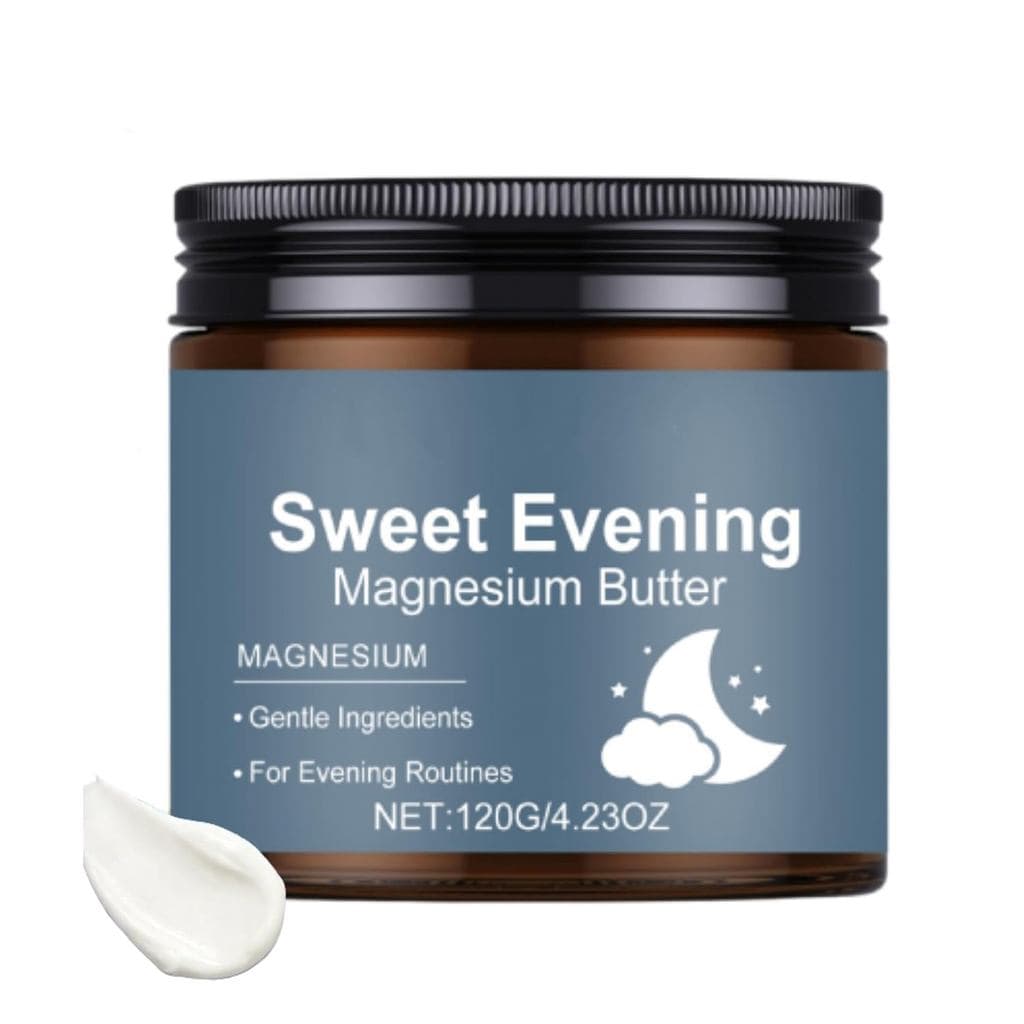 Manteiga de Magnésio CRIVERY para o Sono, Creme Hidratante de Magnésio Sweet Bee com Manteiga de Karité e Manga, Creme N