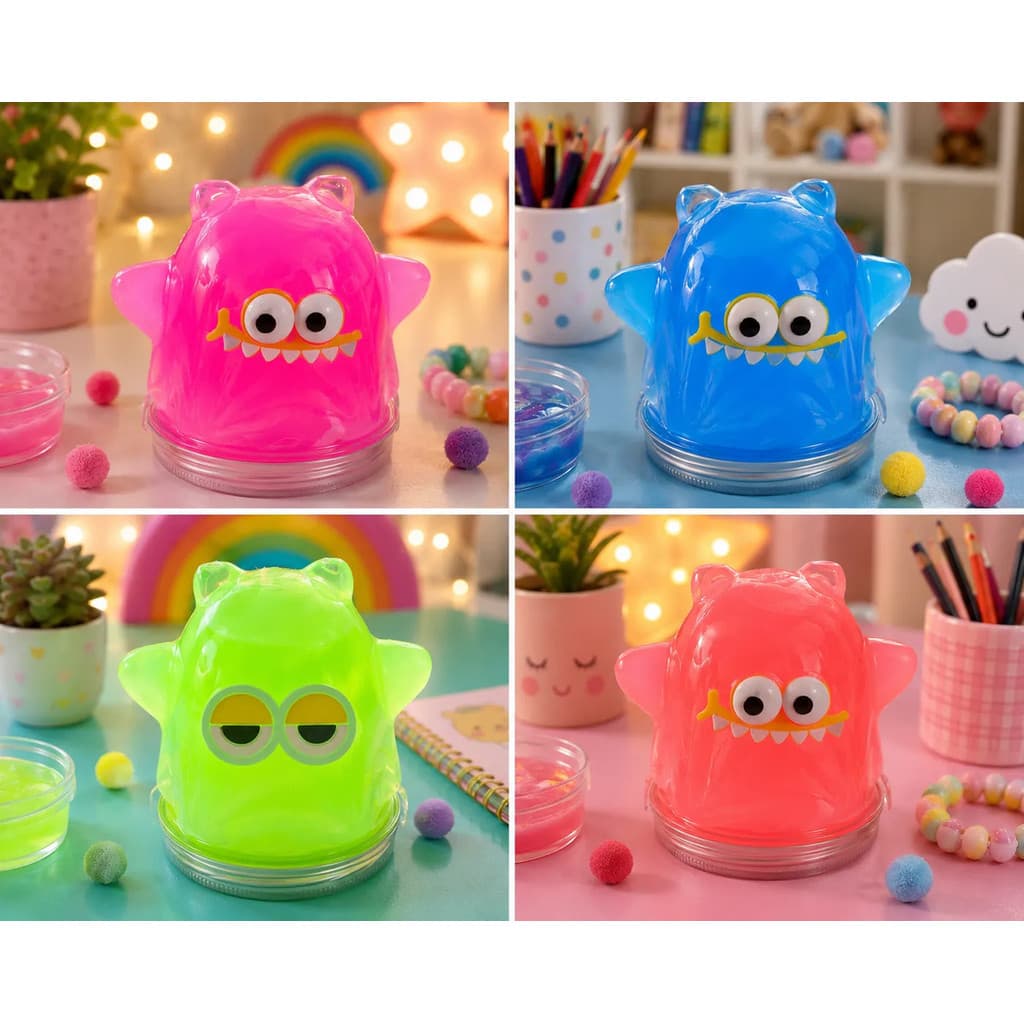 Slime Geleca Colorida Cores Premium Massinha Infantil 1 Unid