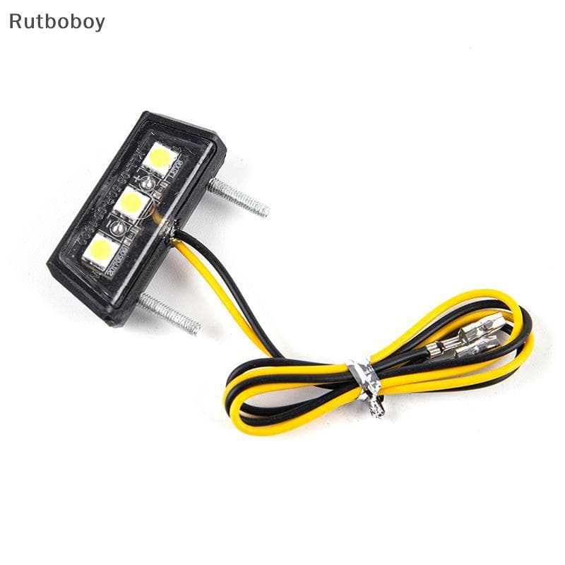 [Rut] Placa De Motocicleta 12V LED Luz À Prova D'água Para COD
