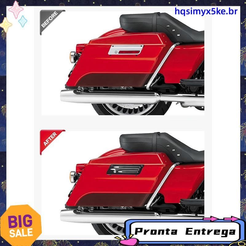 Bolsa De Selim Para Motocicleta , Capa Com Fivela , Alforje Profissional Street Road Glide 1993-2013