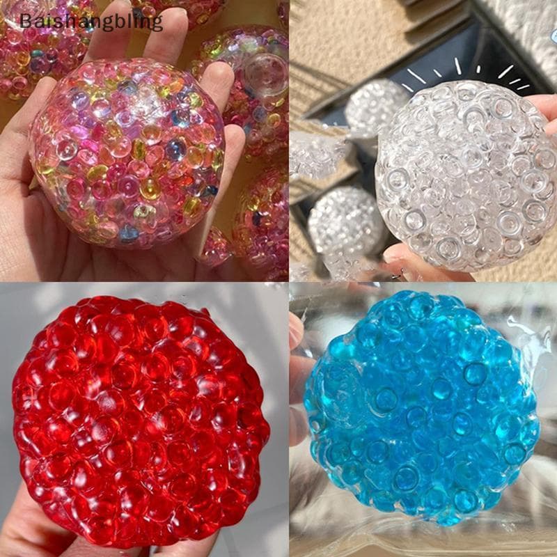 Bsbl Criativo Explosão Contas Artesanal Bola Alívio Do Estresse Brinquedos Recuperação Lenta Brinquedo Fidget Crianças D