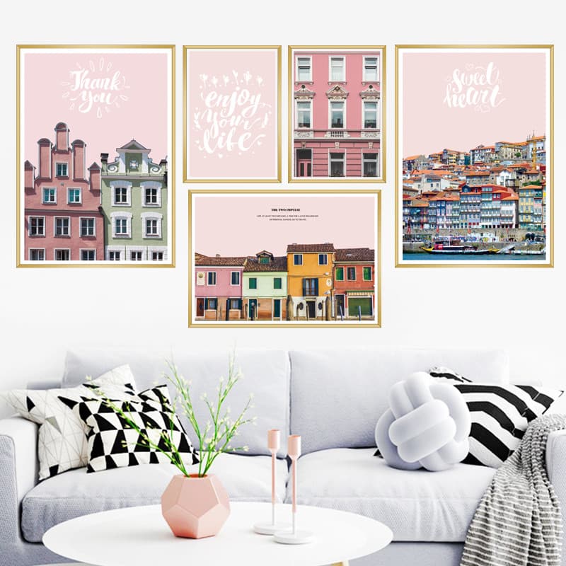 Adesivos de parede rosa princesa quarto cabeceira ins estilo auto-adesivo papel de parede decoração da parede pintura de
