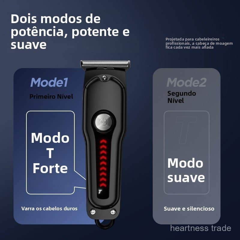 Máquina de cortar cabelo profissional, máquina de cortar cabelo elétrica, máquina de cortar cabelo elétrica para salão d