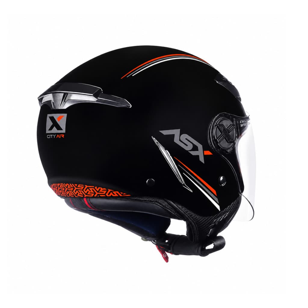 Capacete Para Moto Integral Asx City Air Solid