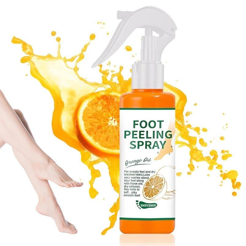 Spray Esfoliante para os Pés, Hidratante e Nutritivo, Spray Esfoliante para os Pés, Hidratação Instantânea, Spray Suave