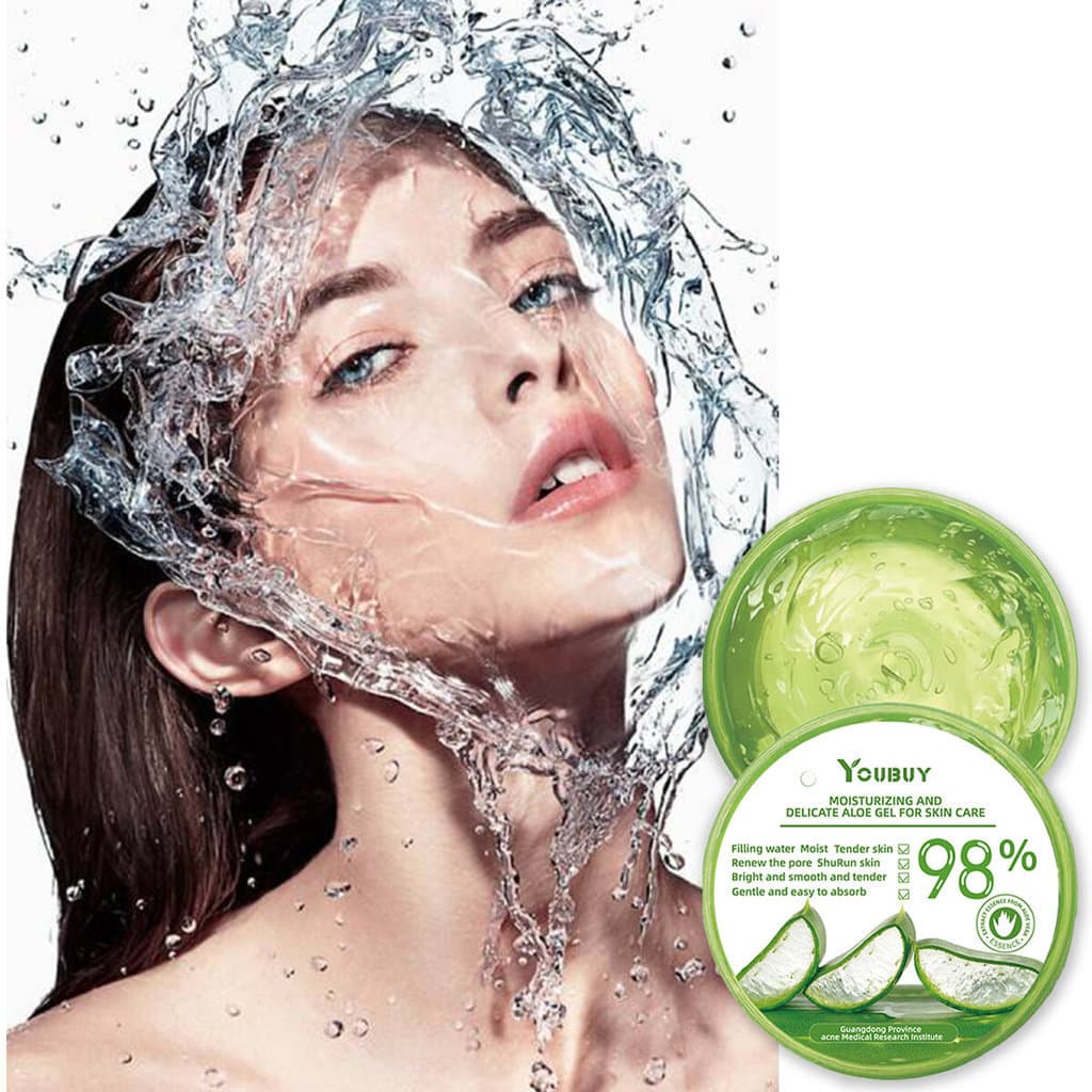 Youbuy Aloe Gel Hidratante Facial Iluminador Produto Para Cuidados Com A Pele